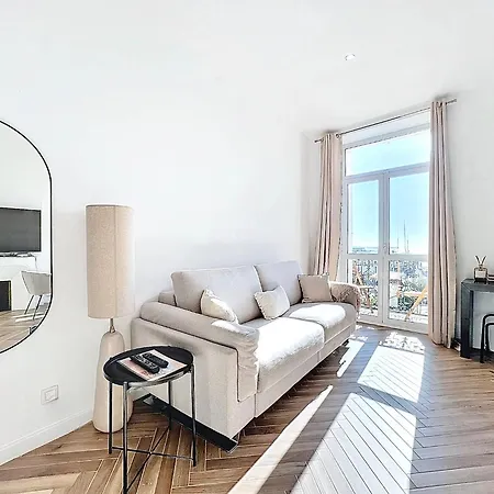 Deluxe Seaview Balcony - 2 Min Palais & Appartement