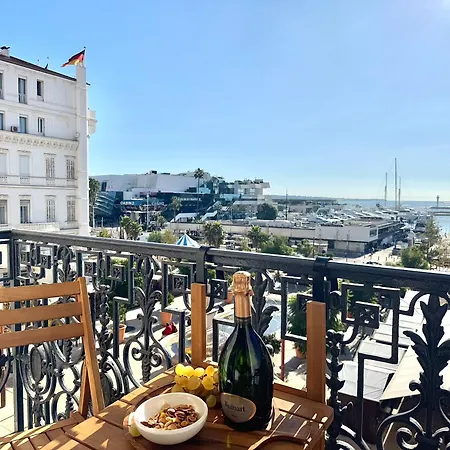 Deluxe Seaview Balcony - 2 Min Palais & Appartement *